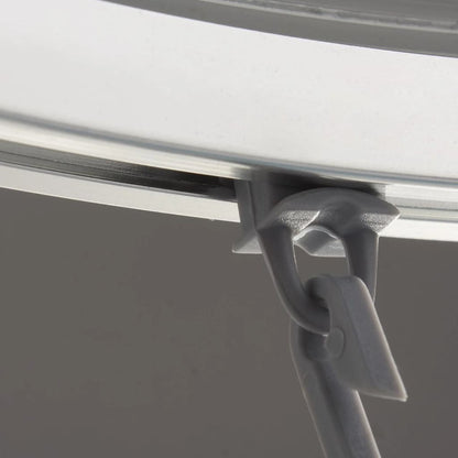 Douchegordijnrail universeel 160x70 cm wit