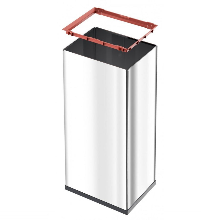 Hailo 0860-211 Big-Box Swing Xl Afvalemmer 52L Rvs