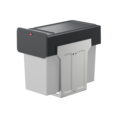 Hailo Inbouwemmer Eco-Line Duo L 2X14 L Staal/Zwart