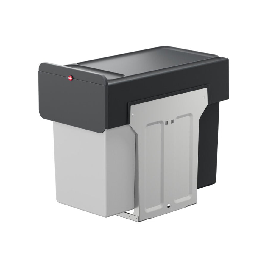 Hailo Inbouwemmer Eco-Line Trio L 3X10L Staal/Zwart