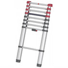 Telescoopladder aluminium 111-380 cm 13 treden stabilisatiebalk