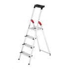 Huishoudtrap aluminium 4 treden 150kg