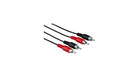Hama audiokabel 2x RCA plug 1.2m zwart