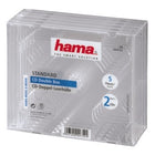 Hama dubbel cd box transparant 5 stuks