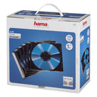 CD Slim Box 100 stuks zwart transparant