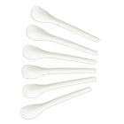 Eierlepels 14 cm 6 stuks wit