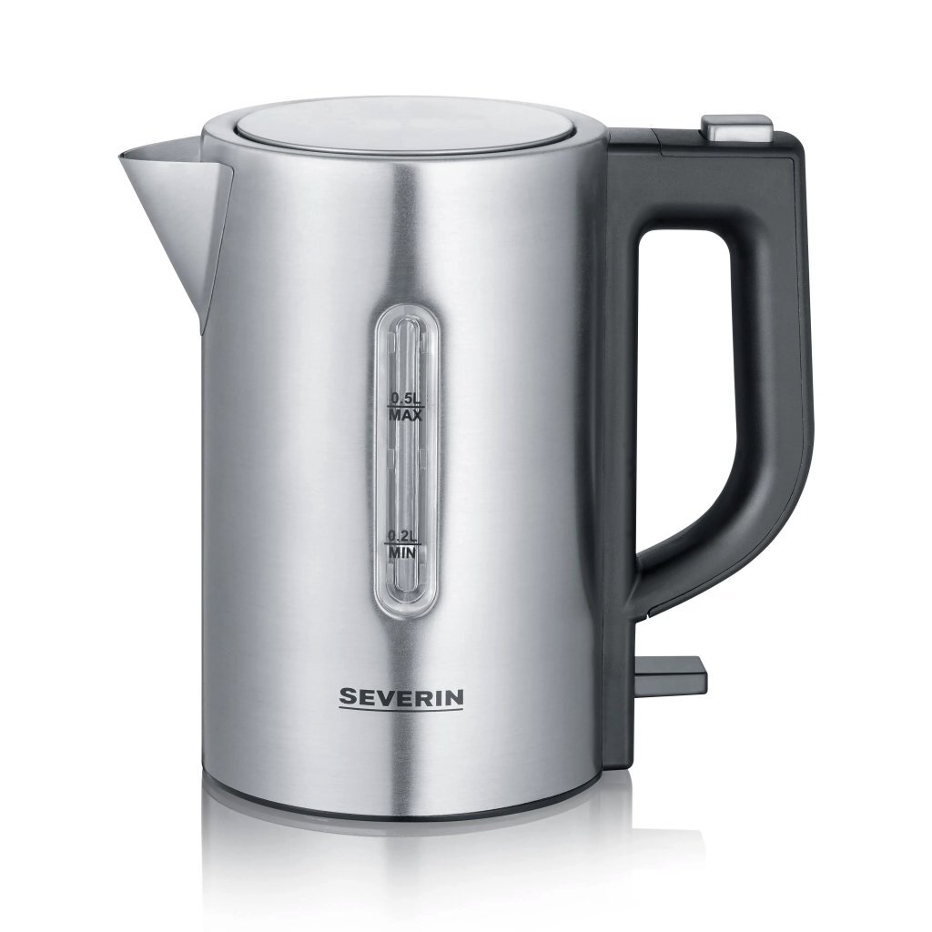 Severin Wk3647 Mini Reiswaterkoker 0.5L 1100W Rvs/Zwart