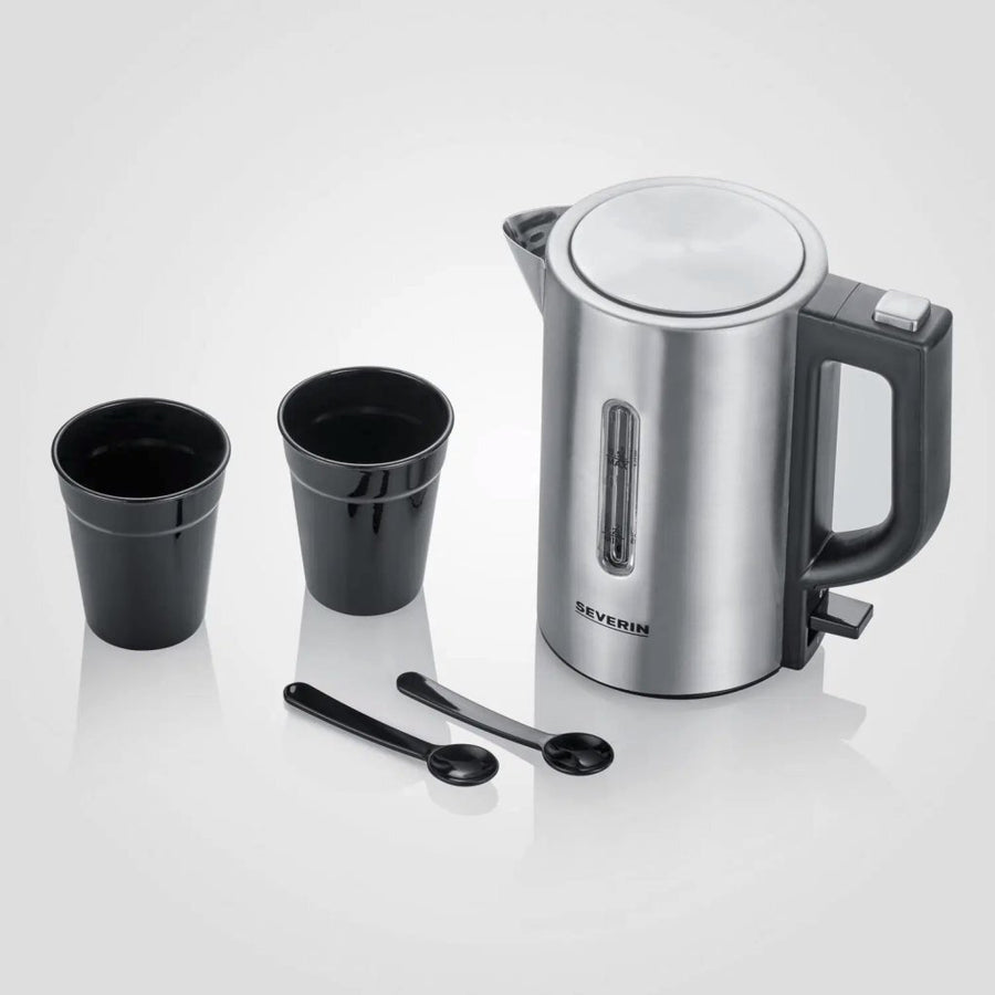 Severin Wk3647 Mini Reiswaterkoker 0.5L 1100W Rvs/Zwart