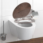 Schütte Toiletbril Soft-Close Dark Wood Mdf Donkerbruin