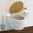 Schütte Toiletbril Met Soft-Close Natural Bamboo Lichtbruin