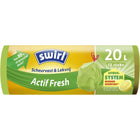 Swirl Actif Fresh Pedal Bin Liners with Lemon Scent 20L 12 Pieces