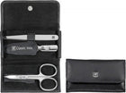 Manicure etui 3-delig Zwilling rundleer zwart