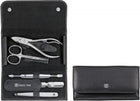 Manicure etui 5-delig Zwilling zwart leer