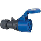 Abl Cee Contra Plug 3-Pole Grey/Blue
