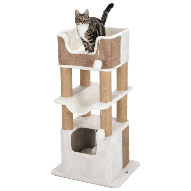 Trixie Kattenkrabpaal Lucano Xxl Wit En Taupe