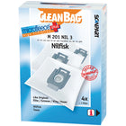 Stofzuigerzakken 4 stuks Microfleece+ voor Nilfisk King Micro En