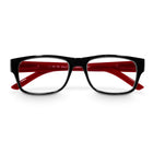 Leesbril +2.0 zwart rood