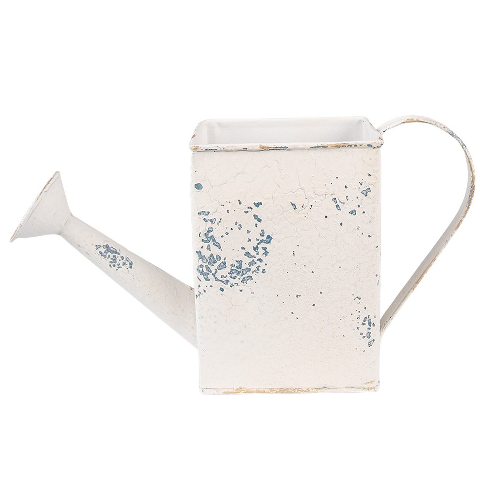 Decoratie gieter 31x9x17 cm beige ijzer