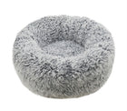 Rosewood Silver Fluff Dog Bed Grey
