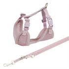Puppytuigje met riem lila 26-34 cm