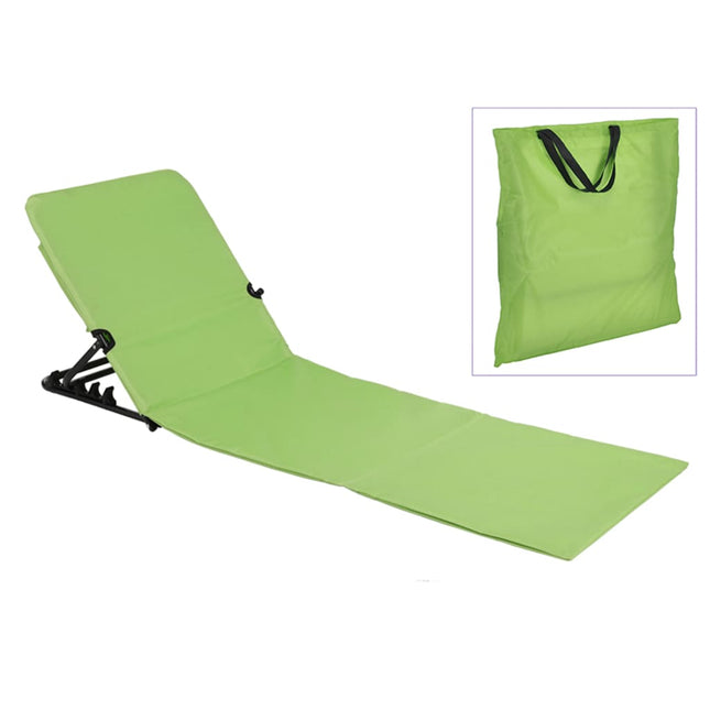 Hi Strandmat Stoel Opvouwbaar Pvc Groen