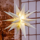 Lampion kerstster LED 58 cm