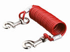 Trixie Tie-Out Cable with Spiral Cable Red