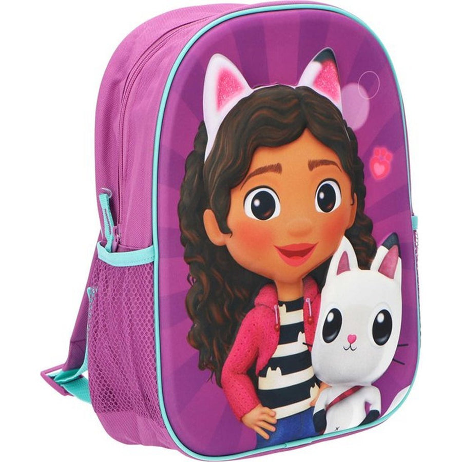 Gabby's Dollhouse Gabby'S Dollhouse 3D Rugzak Paars/Blauw
