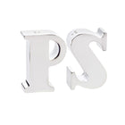 Peper en zoutstrooier set verzilverd 7 cm