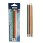 Stylex Pencil With Eraser 3 Pieces