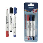 Whiteboard markers 3 stuks zwart rood blauw