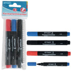 Stylex permanente markers 3 stuks rood blauw zwart
