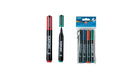 Permanent markers 4 stuks rood zwart blauw groen