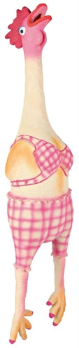 Trixie Chicken In Bikini With Animal Sound Latex / Polyester Fleece