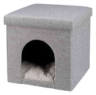 Trixie Puff Cat Bed Relax Igloo Alois Grey