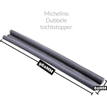 Michelino Tochtstrip 96X3 Cm Foam/Grijs