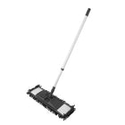 Vloerwisser chenille telescopische steel zwart wit