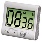 Kookwekker digitaal 99,59 min zilver wit
