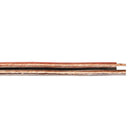Luidsprekerkabel 2x 0,75 mm² 10 m transparant