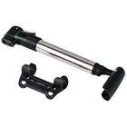 Fietspomp mini 28 cm aluminium zwart