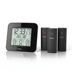 Hama Ews-Trio Weather Station With Three Sensors Black