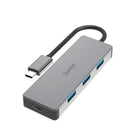 Hama USB-C Hub 4-Port USB 3.2 Gen2 10 Gbps Aluminum
