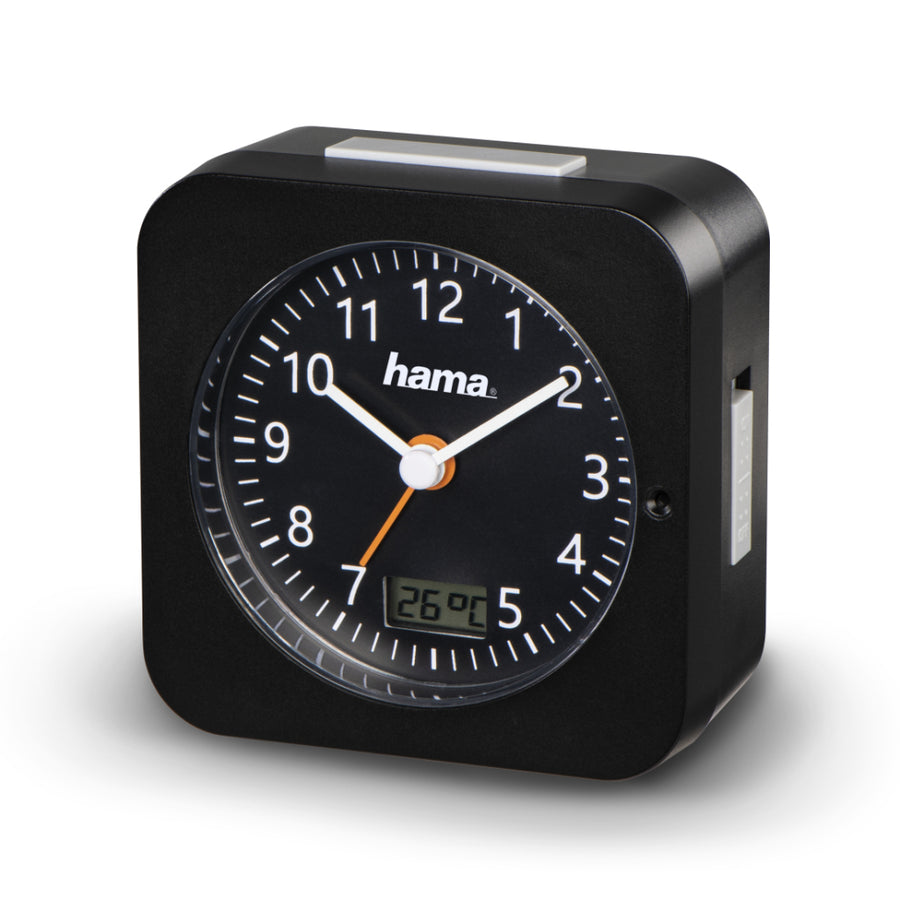 Hama Radiogestuurde Wekker Multi Zwart