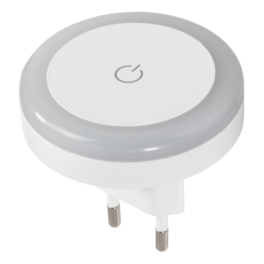 Hama Led-Nachtlampje Touch Switch Voor Stopcontact Aanraakknop Warm Licht