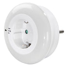 Nachtlampje Hama Circle M wit met stopcontact en lichtsensor