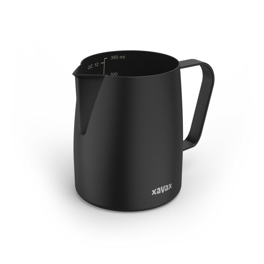 Xavax Barista-Melkkannetje Van Rvs Melkschuimkannetje 350Ml Zwart Mat