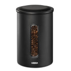 Koffieblik 1,3 kg bonen mat zwart