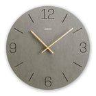 Wandklok Hama Kreta 30 cm grijs goud MDF
