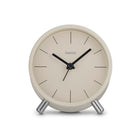 Wekker grijs beige stil