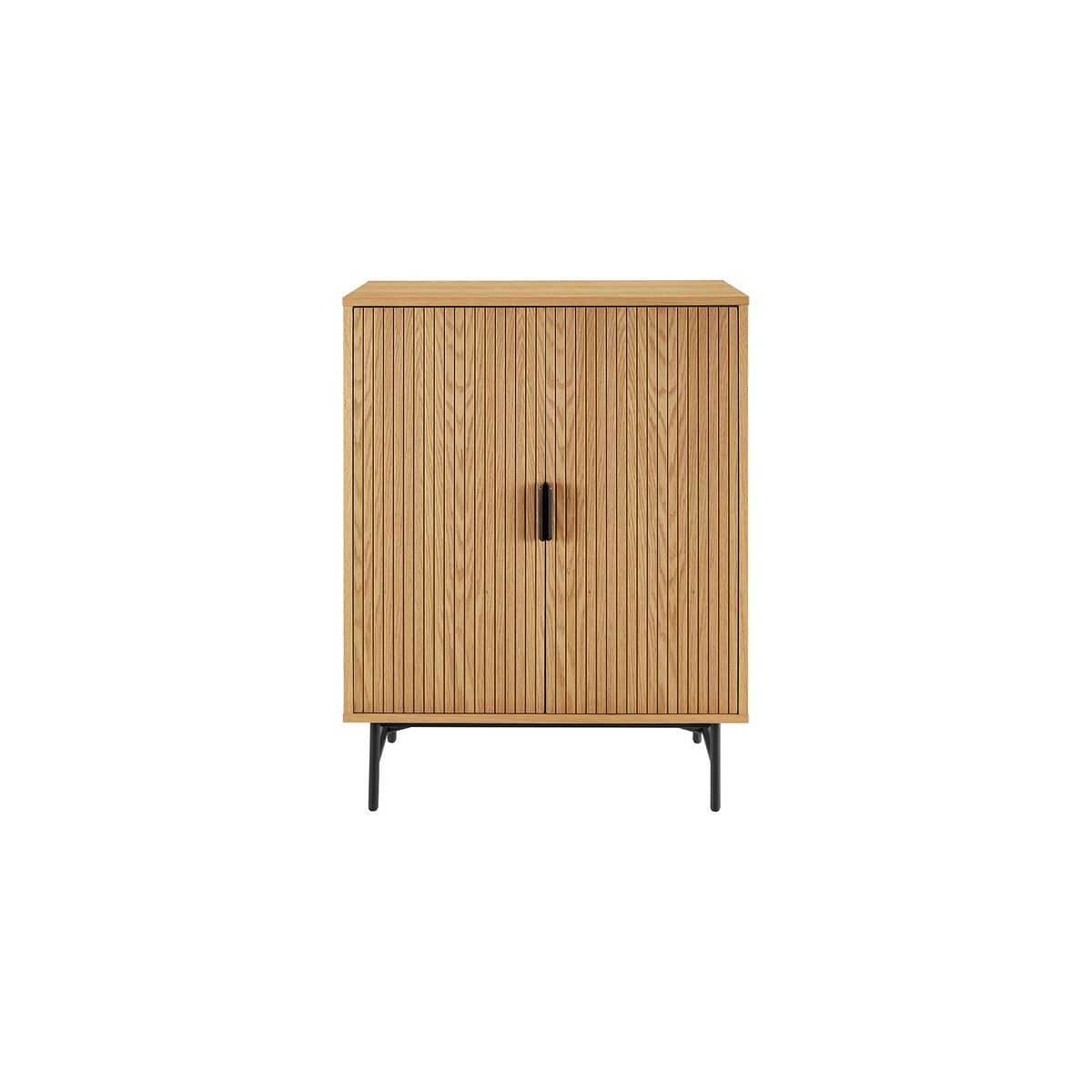Ladekast 80x40x110 cm eiken houtfineer